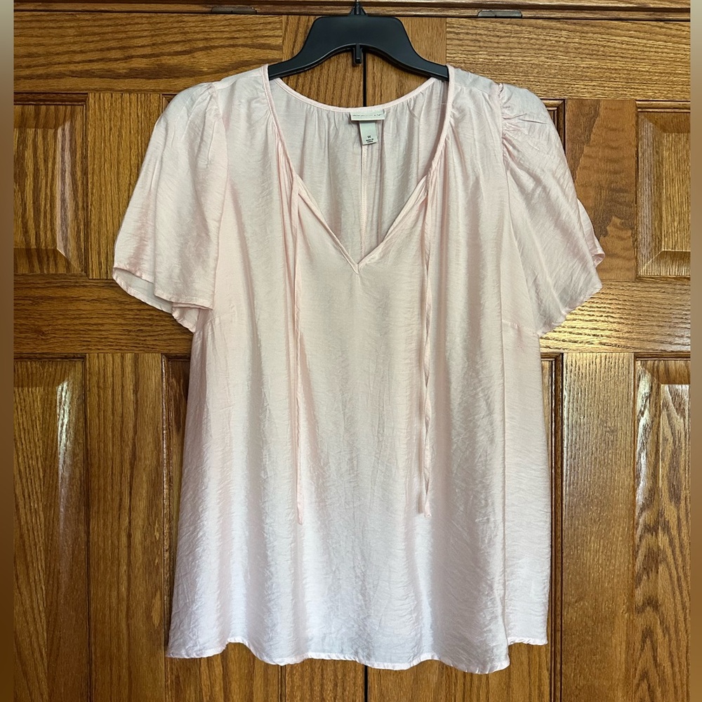 Ava & Viv Light Pink Blouse